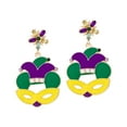 thumbnail image 4 of Pendientes colgantes del Día de San Patricio Fernando con diamantes de imitación, 4 of 8