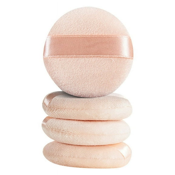 4 x Powder puff-As Shown