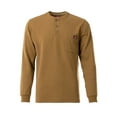 thumbnail image 5 of Wrangler Workwear Men's Long Sleeve Henley Shirt, Size Small to 3XL (Men's and Big Men's), 5 of 5