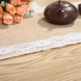 thumbnail image 4 of 4PCS Lace Retro Lace Burlap Table Runners for Country Wedding Party,C, 4 of 5