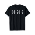 thumbnail image 1 of Camiseta cristiana con versículo bíblico "Jesús es el Rey" (100 % algodón) con estampado de Juan 14:9, 1 of 5