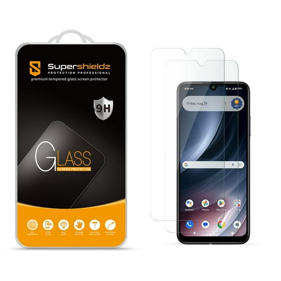 (2 Pack) Supershieldz Designed for Cricket Icon Plus (2026) / AT&T Verge 2 Tempered Glass Screen Protector, Anti Scratch, Bubble Free