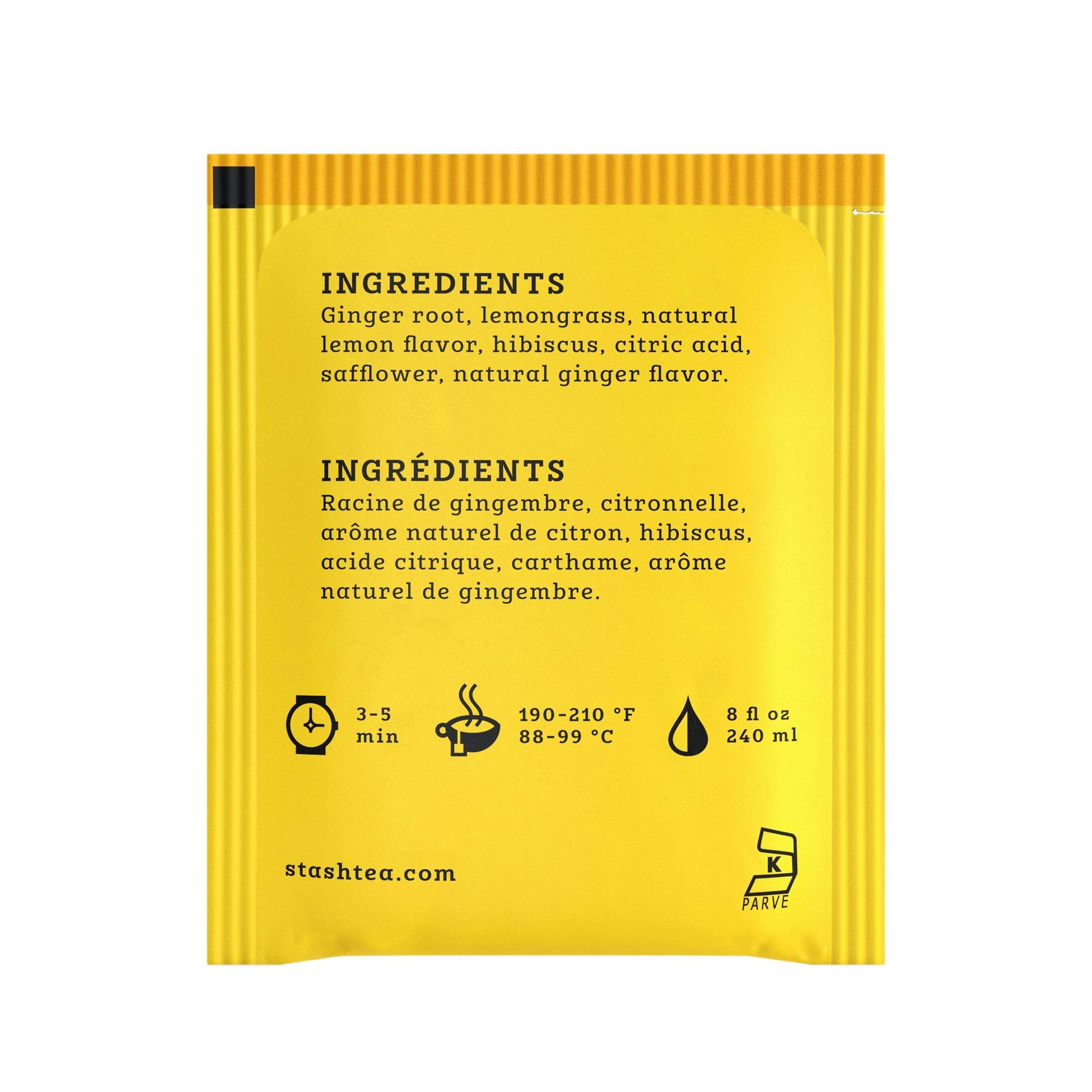 Stash Tea Lemon Ginger Tea ( 6x20 CT)