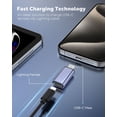thumbnail image 3 of Adaptador MoKo Lightning a USB-C Paquete de 2 para Carga y Datos, 3 of 8