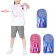 thumbnail image 2 of Badminton Set Kids Badminton Racket Set Children Badminton Racquet with 2 Badminton Rackets, 4 Shuttlecocks, 1 Carry Bag, 2 of 9