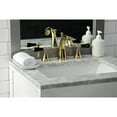 thumbnail image 2 of Kingston Brass KS2972PKL Duchess Widespread Bathroom Faucet with Brass Pop-Up, Polished Brass, 2 of 8