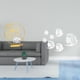 thumbnail image 2 of Escultura de figura con espejo acrílico, calcomanías de pared de , adorno decorativo para estantería, oficina, sofá, TV, fondo, dormitorio, 2 of 8