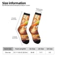 thumbnail image 2 of Fuzoiu Rainbow Lamb Breakfast Print Athletic Crew Socks for Men & Women,Casual Crew Socks,Above Ankle Crew Socks for Business, Casual, 2 of 6