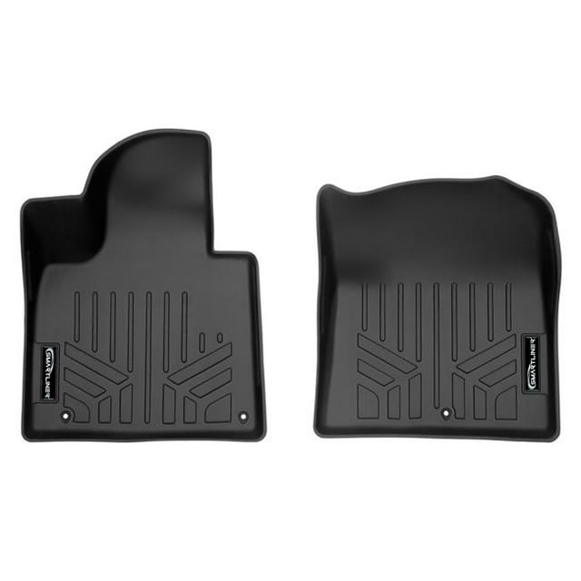 Smartliner SA0547 All Weather Custom Fit 1st Row Black Floor Mat Liner Set for 2021-2023 Kia Sorento