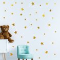 thumbnail image 2 of Pegatinas de pared navideñas, calcomanías de pared de estrellas navideñas para sala de estar, dormitorio, guardería, habitación de niños, adornos navideños para el hogar JAMW Sencillez, 2 of 5