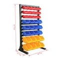 thumbnail image 3 of King's Rack 8-Tier Metal Organizer Shelving Rack with 35 Bins in Multi-Color, 3 of 5