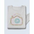 thumbnail image 3 of Camera Color Drawing Sweatshirt Women -Image by Shutterstock, Female x-Large, 3 of 4
