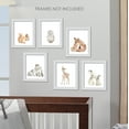 thumbnail image 4 of Lambs & Ivy Watercolor Woodland Animals 6-Piece Unframed Nursery Wall Art Decor, 4 of 5