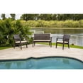 thumbnail image 2 of Rainbow Outdoor Alaska 4 Piece Seating Set with Cushions, Brown, 2 of 5
