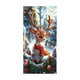 thumbnail image 2 of Linnome 35x71 Inch Santa Claus Door Decoration, Christmas Pattern Door Cover for Indoor Outdoor Use, Holiday Decor, 2 of 6