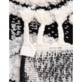 thumbnail image 5 of Contemporary Drop Collection Area Rug in Charcoal Color and Rectangle, Runner Shape, 5 of 8