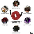thumbnail image 4 of Coluber Cable 3-Pin Male to Female Balanced XLR Cable Audio Interface 6ft, 4 of 7