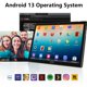 thumbnail image 4 of Tableta TOOTON 2024 Android 13 de 10 pulgadas, 4 GB de RAM, 64 GB de ROM 4G, 4 of 5