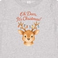 thumbnail image 4 of Inktastic Oh Deer It's Christmas Cute Reindeer Boys or Girls Baby T-Shirt, 4 of 5