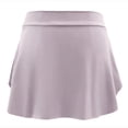 thumbnail image 4 of UJNDER Ballet Skirt Girls Dance Skirt Ballet Practice Wrap Side Slit Elastic Waist Shaping Tutu for Performance and Class Skirts for Girls 02_Light Purple,5-8 Years, 4 of 6