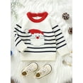 thumbnail image 4 of GXFC Baby Boys Girls Christmas Sweaters Toddler Santa Elk Print Special Christmas Holiday Sweater Clothes for Kids Boys Girls 6M 12M 18M 2T 3T, 4 of 8