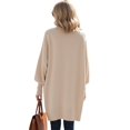 thumbnail image 6 of Women'S Oversized Sweaters Winter Long Sleeve Casual Tops Mock Neck Loose Fit Knit Pullover Color L, 6 of 9