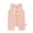 Pink, variant on MICHLEY Cotton Baby Sleeveless Romper, Unisex Summer Jumpsuit Outfit for Infant Toddler Boys Girls, 0-24 Months