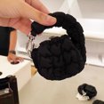 thumbnail image 4 of Mini bolso nube plisado para mujer, bolso acolchado de algodón, bolso de hombro acolchado, bolso con solapa, 4 of 9