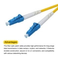 thumbnail image 3 of Unique Bargains 49.2Ft Single-mode Simplex Fiber Optic Patch Cable LC to LC for Router Switches Transceivers, 3 of 5