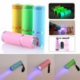 thumbnail image 3 of TopOne 9LED UV Flashlight Powerful Small Camping Torch Ultra-high Brightness Flash Light Lamp, 3 of 9
