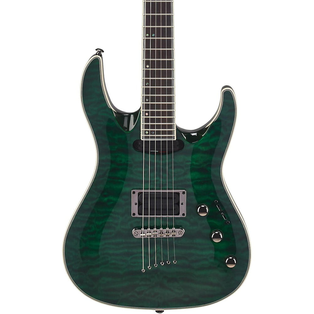 Mitchell MD400 Modern Rock DoubleCutaway Electric Guitar Transparent Green