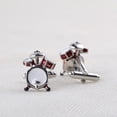 thumbnail image 2 of Skymirror 1Pair Men Fashion Drum Shape Cufflinks Cuff Button Party Formal Suit Accessories, 2 of 7
