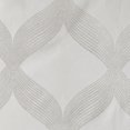 thumbnail image 6 of Blackout Curtain for Bedroom Living Room, Knitted Jacquard  Window Curtain Panel with Metal Silver Grommet for 1.25 Inches Rod In Diameter, 108.00''x50.00''x0.13'', Ivory, 6 of 7