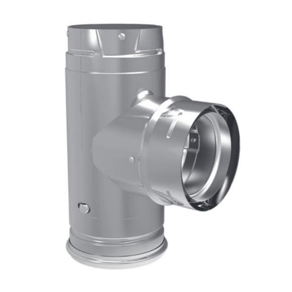 3 in. Pellet Vent Pro Tee with Clean Out