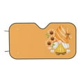 thumbnail image 7 of Picia Sunflower Gnomes 2 Curved Windshield Sunshade Accordion Folding Style Auto Shade for Car Truck SUV Van Blocks UV Ray Sun Visor Protector -, 7 of 7