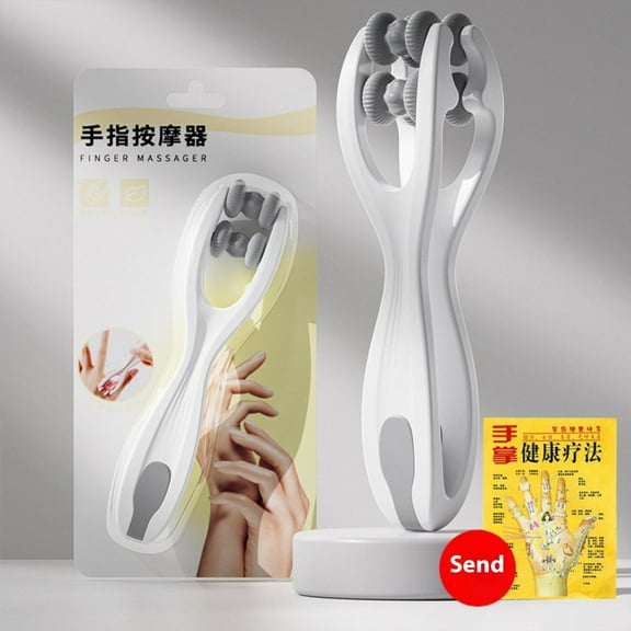 Finger and Hand Massage Tool Silicone Roller for Muscle Relaxation and Improved Circulation