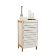 thumbnail image 6 of Organize It All 2 Shelf Bamboo Floor Cabinet in White, 6 of 8