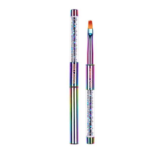 ZZwxWA Holiday Deals Color Plated Nail Pen Round Gradual Change Point Drilling Wax Brush