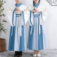thumbnail image 2 of Chinese Traditional Hanfu Dress Suit for Boys and Girls Han Dynasty Ancient Party Dress Culture Clothing for Halloween, Easter, Christmas Festival, 2 of 5