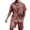 Pink, variant on Mens Short Sets 2 Piece Outfits Summer Soft Breathable Button Down Shirt With Shorts Lightweight Daily Wear Beach Vacation Set Black L