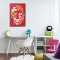thumbnail image 3 of Stupell Industries Floral Bloom Letter T Botanical & Floral Painting Black Framed Art Print Wall Art, 20 x 30, 3 of 10