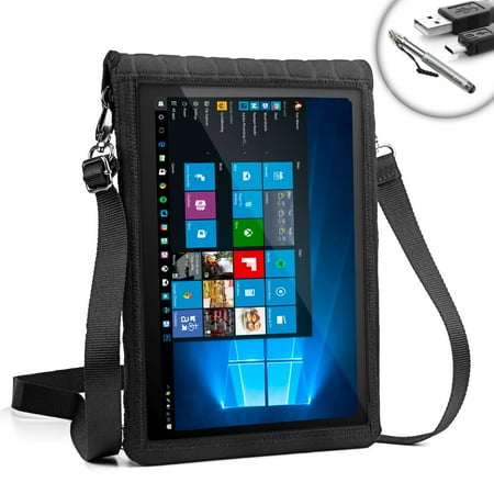 Asus Tablet Case Hello Kitty USA Gear T12 Tablet Case with Touch Capacitive Screen & Adjustable Shoulder Sling / Display Strap - Works with HP Spectre x2 & More Tablets from HP , ASUS , Samsung & Lenovo up to 12