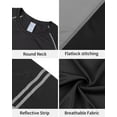thumbnail image 3 of Charmo Mens Long Sleeve Swim Shirts Sun Protection UPF 50+ Rashguard Athletic Workout Hiking Swimwear Tops, 3 of 9