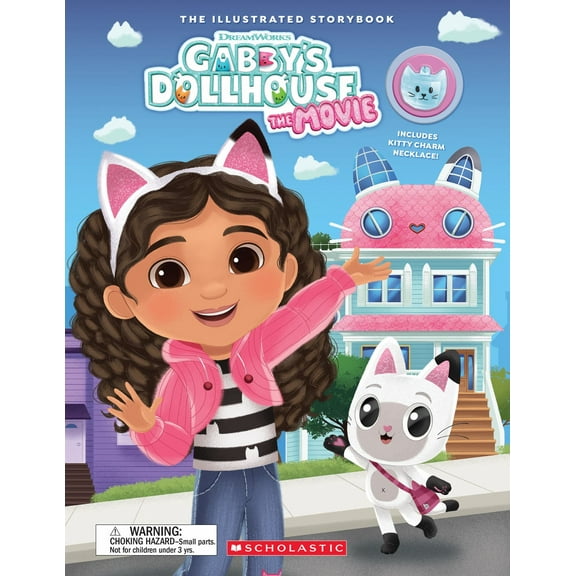 Gabby's Dollhouse: the Movie (Gabby's Dollhouse: Storybook with Charm Necklace) (Hardcover)