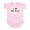 Petal Pink, variant on - I Love My Papi Infant Bodysuit - Baby Light Bodysuit, Size Newborn - 24 Months