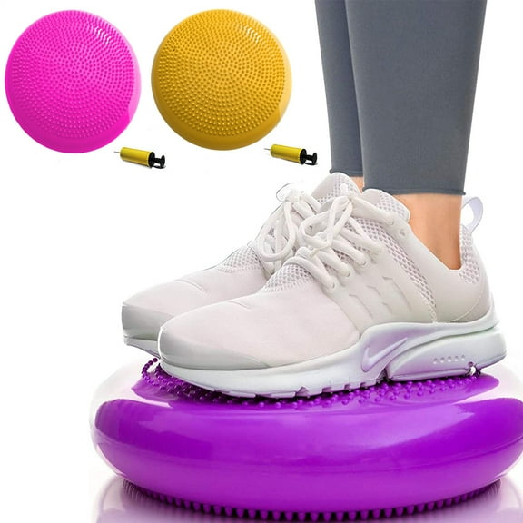 Cheers.US Balance Disc-Stability Wobble Cushion Lumbar Support for Desk and Office Chair Lower Back Pain Relief and Support Kid’s Wiggle Seat for Classrooms Home Gym Workout Equipment Pump Included