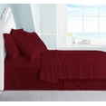 thumbnail image 3 of Luxury 6 Piece Bed Sheet Set - 100% Egyptian Cotton - 400 Thread Count - Extra Soft and Luxury 15" Deep Pocket, Cool and Breathable, Full XXL Size - Burgundy Solid., 3 of 5