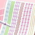thumbnail image 6 of 6-Color Flower Outline Markers, Dual-Tip Brush Pens for Adult Coloring Books Clearance - Goohae, 6 of 8