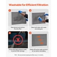 thumbnail image 5 of 20x25x1 Air Filter, Washable HVAC Filter, MERV 8 Reusable Aluminum Furnace Filter for Home, Office, Dust, Pollen - 19.75x24.65x0.82in, 5 of 11