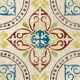 thumbnail image 2 of Craven, Katrina 26x26 Black Ornate Wood Framed with Double Matting Museum Art Print Titled - Global Tile I, 2 of 4